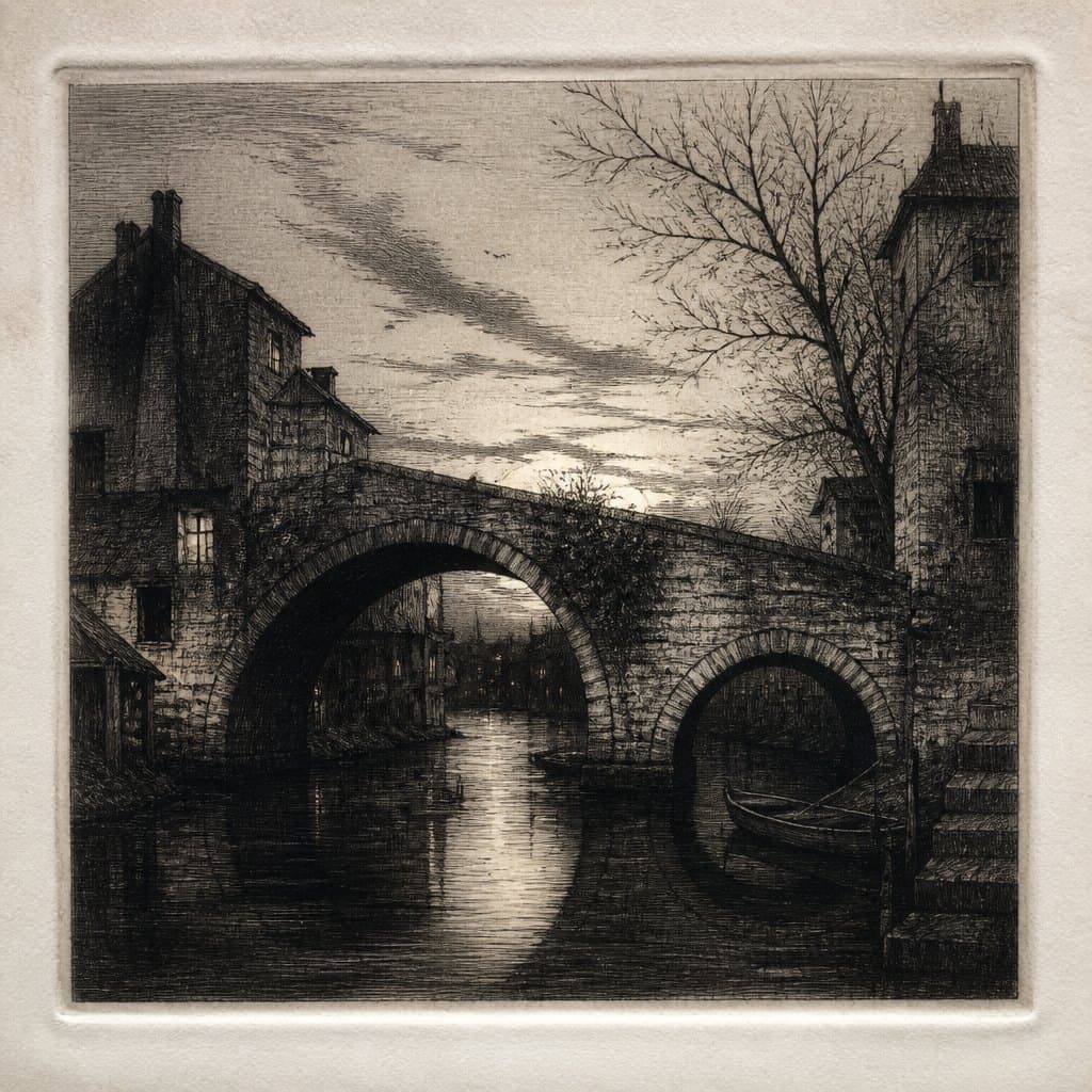 AI-generated demonstration of Etching