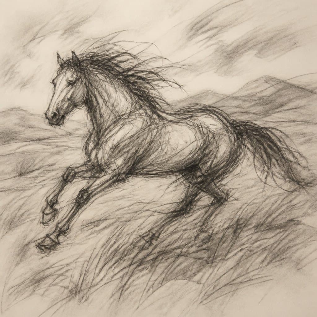 AI-generated demonstration of Gesture Drawing