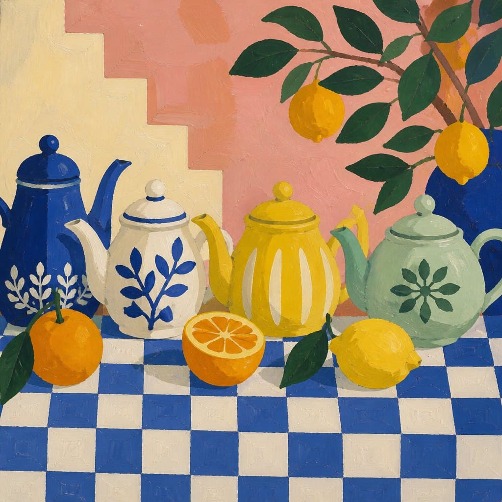 AI-generated demonstration of Gouache