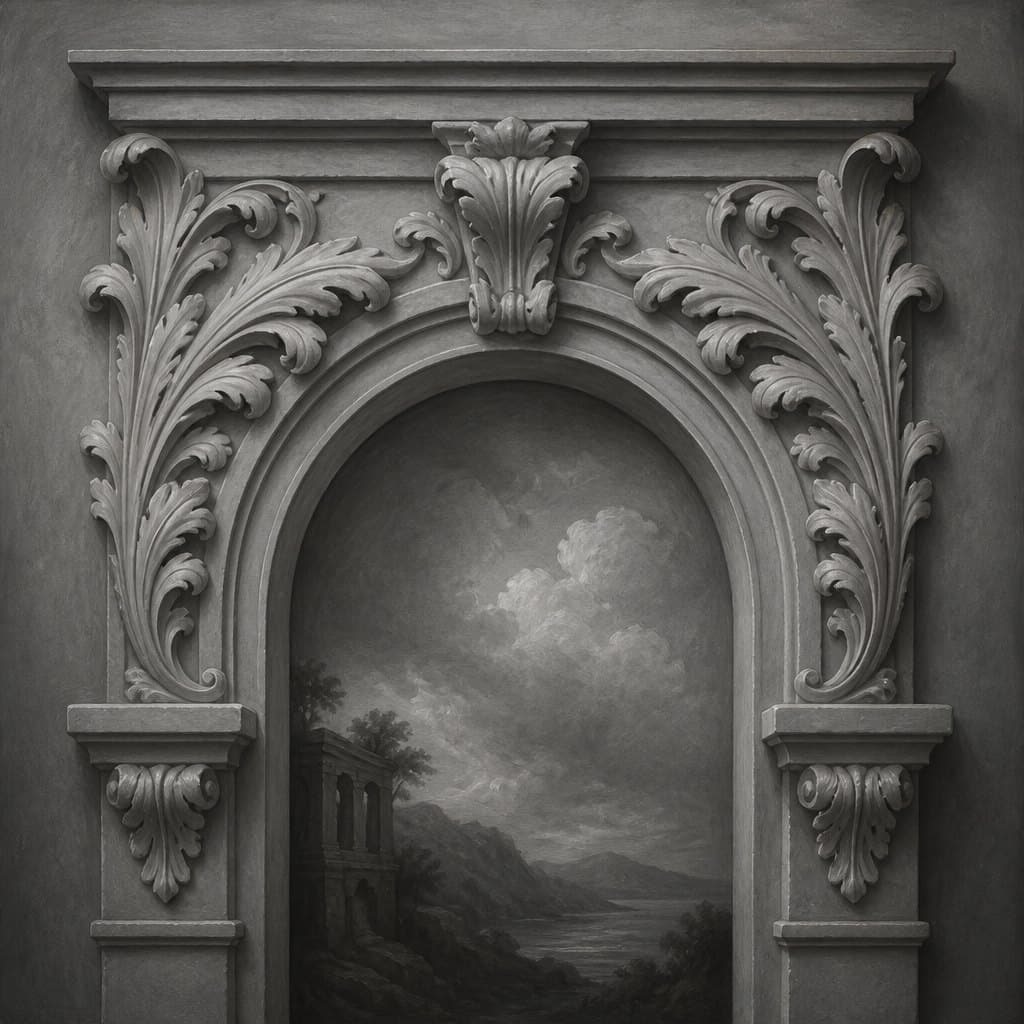 AI-generated demonstration of Grisaille