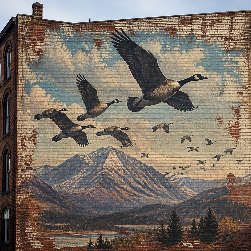 AI-generated demonstration of Mural Painting