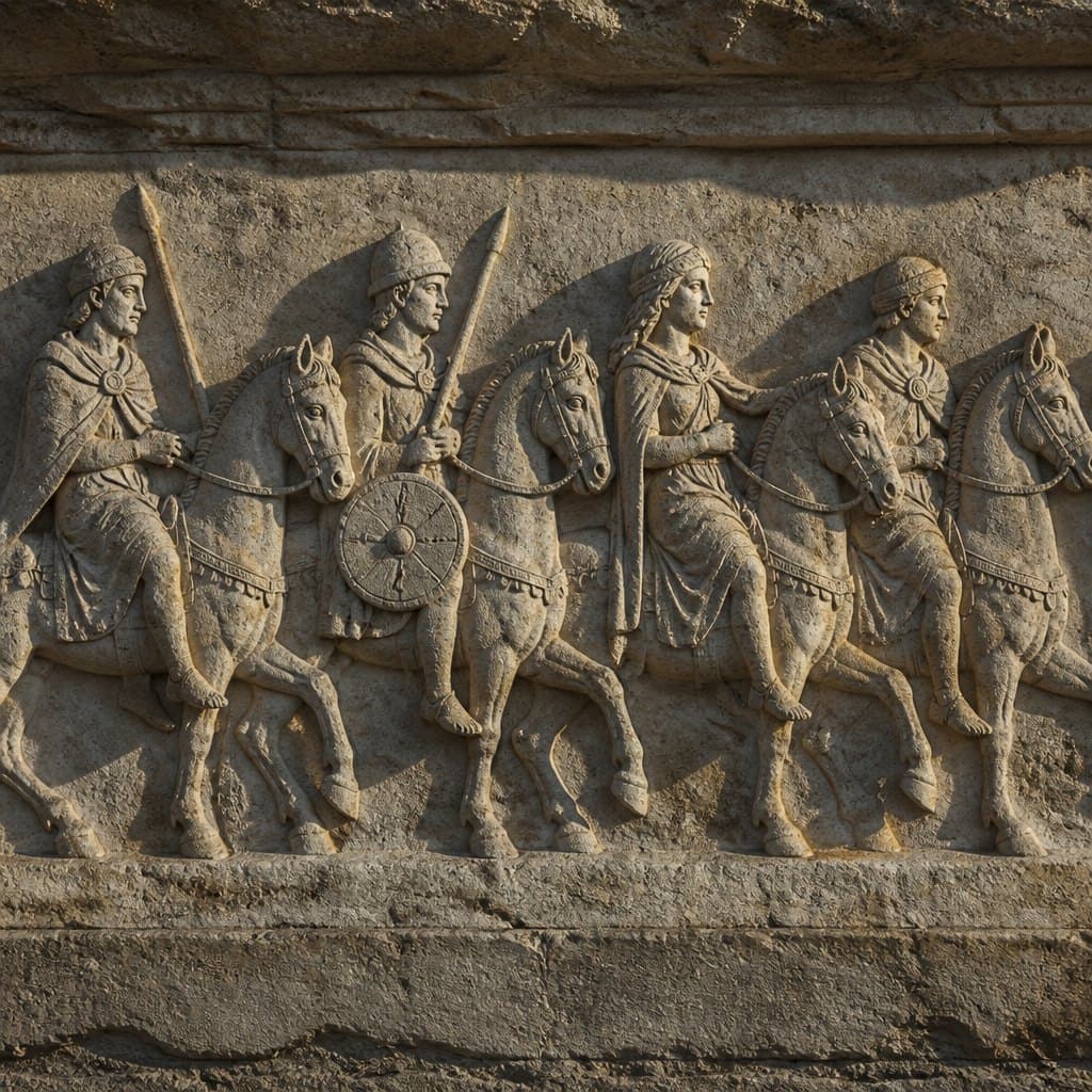 AI-generated demonstration of Relief Carving