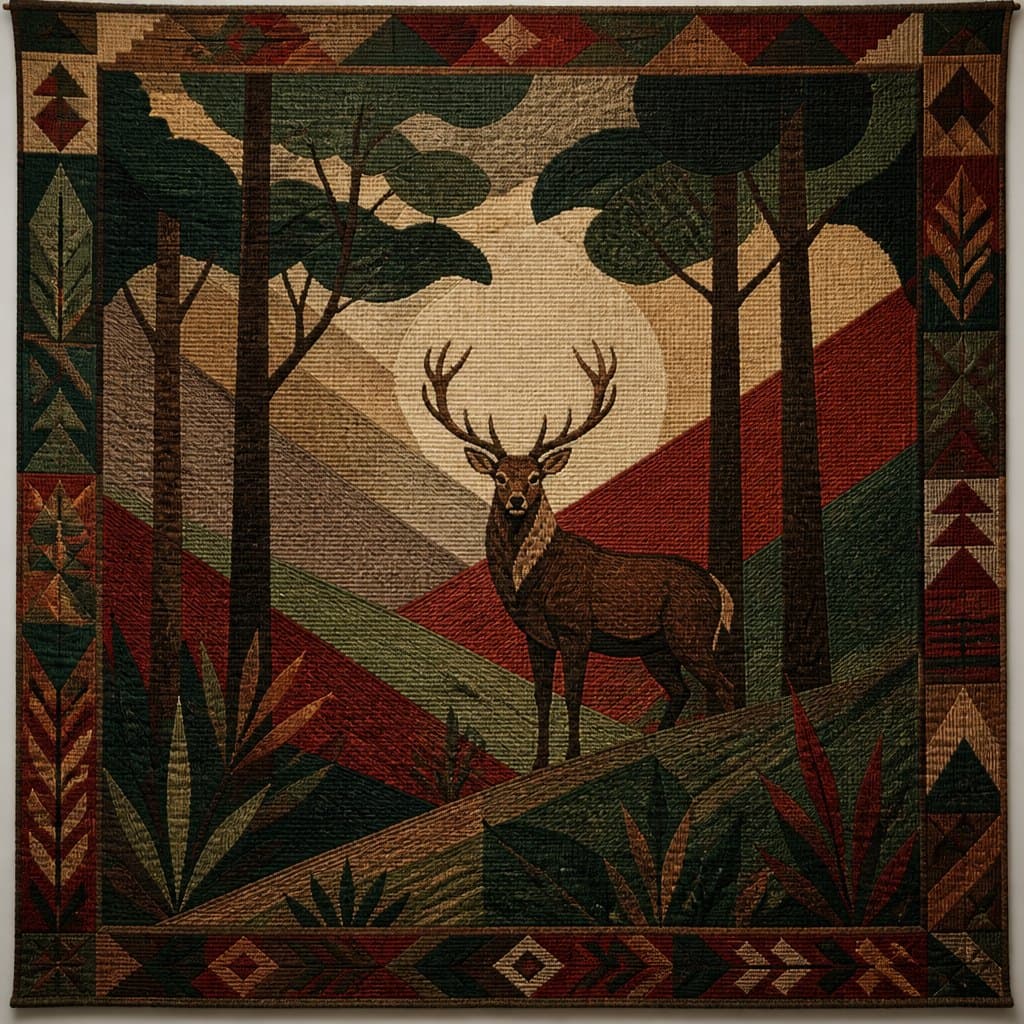 AI-generated demonstration of Tapestry Weaving