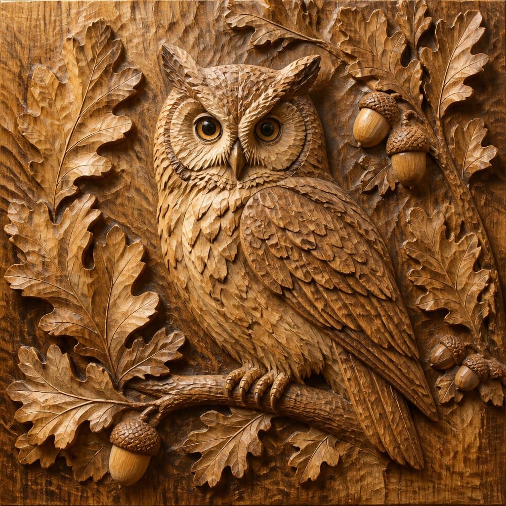 AI-generated demonstration of Wood Carving
