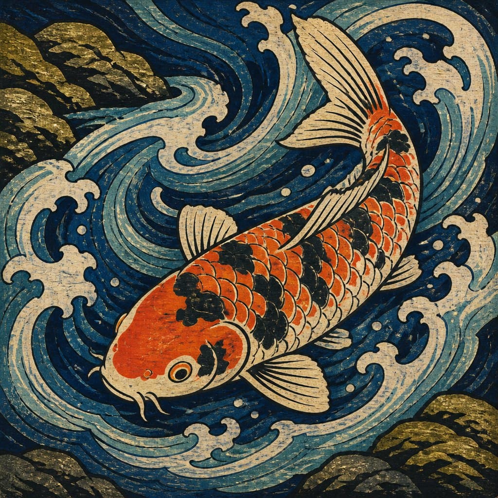 AI-generated demonstration of Woodcut