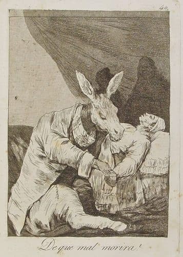 ¿De qué mal morirá? — Aquatint