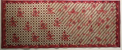 Morning-evening skirt from Indonesia, Pekalongan, Honolulu Museum of Art 9668.1 — Batik
