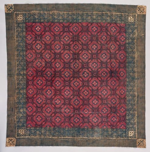 Man's Ceremonial Head Cloth (Iket Kepala Prada Setangan, Destar) (image 1 of 2) — Batik