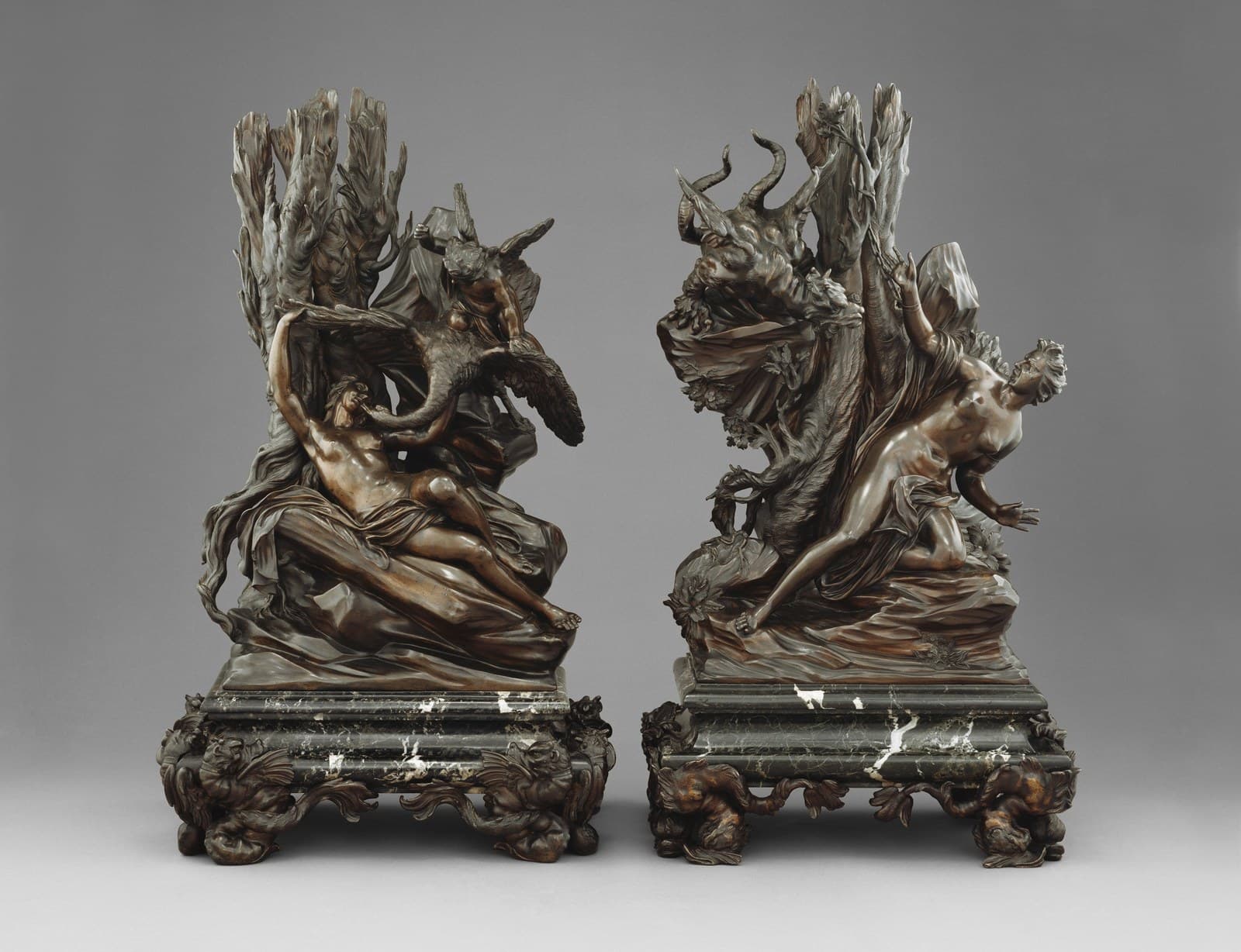 Andromeda and the Sea Monster, and Leda and the Swan, 11364501 — Bronze Casting