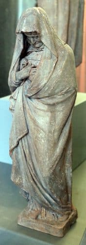 Santo varni, figura femminile ammantata, bozzetto 02 — Clay Modeling
