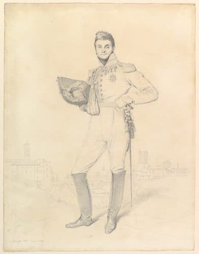 General Louis-Étienne Dulong de Rosnay — Contour Drawing