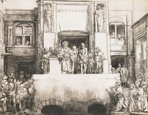 Christ Presented to the People (Ecce Homo) — Drypoint