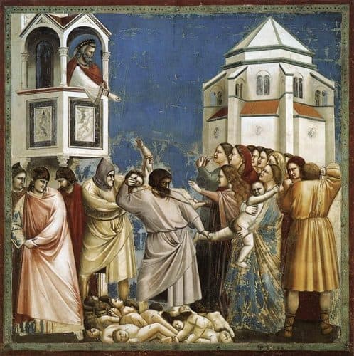 No. 21 Scenes from the Life of Christ: 5. Massacre of the Innocents — Fresco