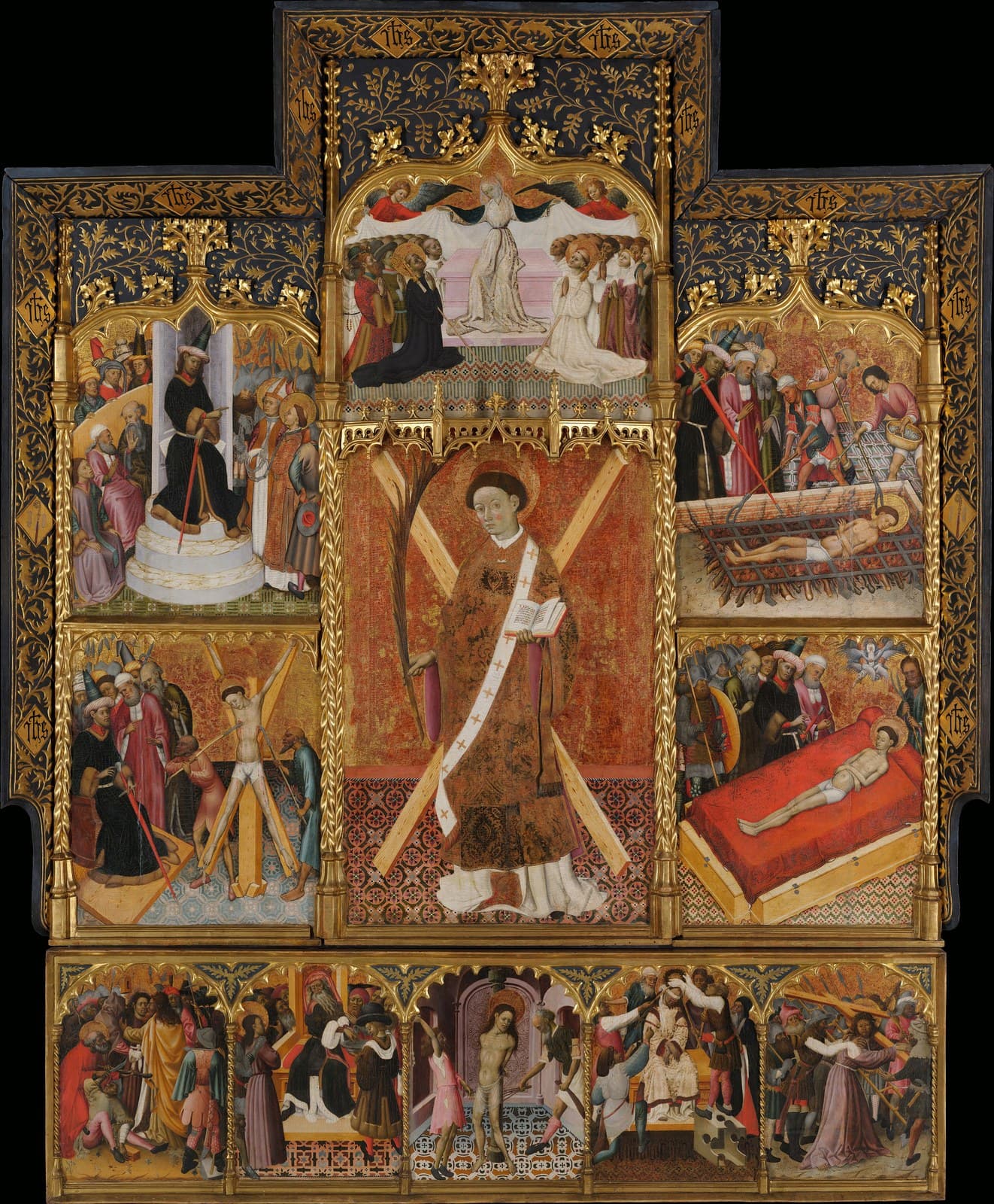 Altarpiece of Saint Vincenttitle QS:P1476,en:"Altarpiece of Saint Vincent"label QS:Len,"Altarpiece of Saint Vincent" — Gilding