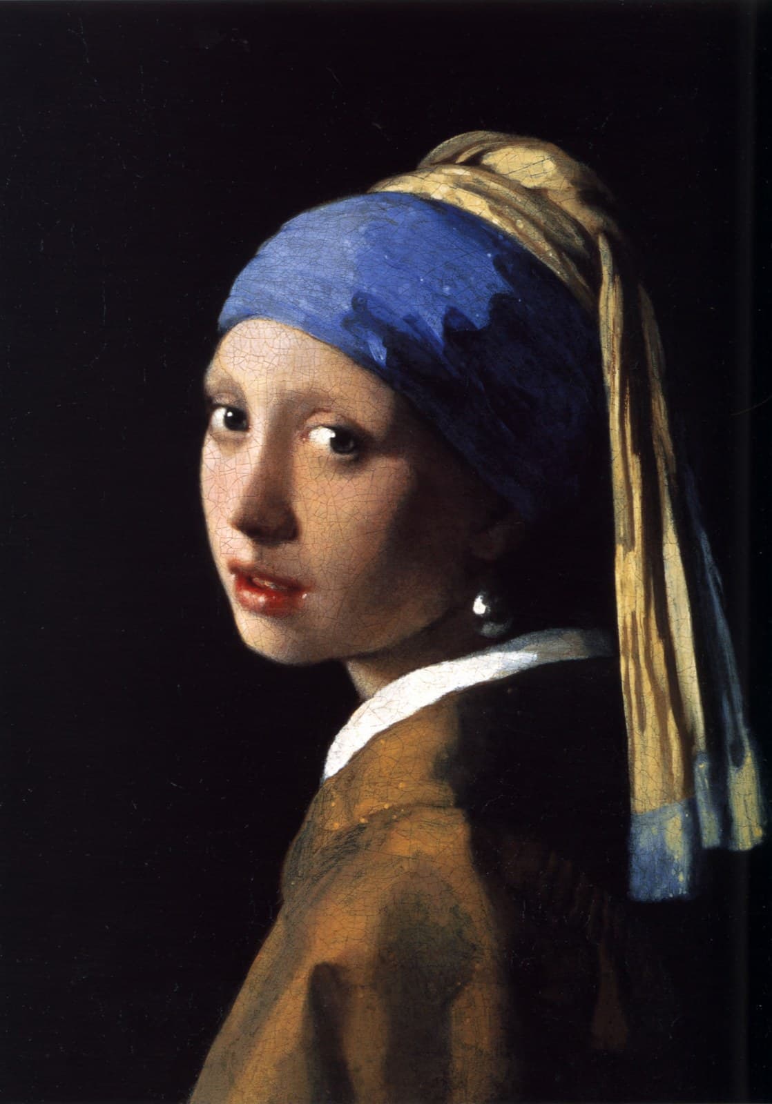 Het meisje met de parel (Girl with a Pearl Earring) — Glazing