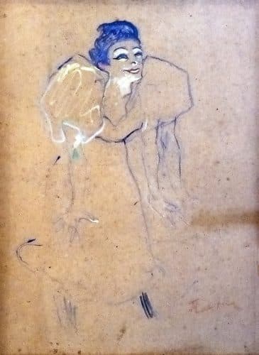 (Albi) Mademoiselle Polaire 1895 - Toulouse-Lautrec - MTL.186 — Lithography