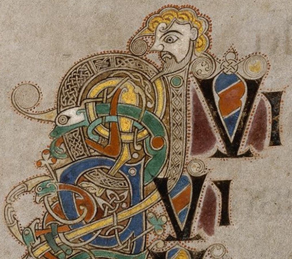Dublin Trinity College MS 58 (folio 200r) — Manuscript Illumination