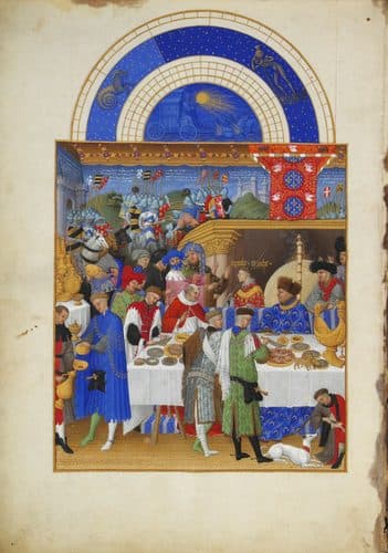 Très Riches Heures du duc de Berry
Folio 1, verso — Manuscript Illumination