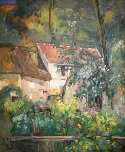 House of Père Lacroix by Paul Cézanne (4991373007) — Palette Knife Painting