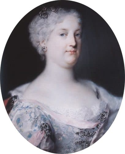 Portrait of Elisabeth Christine of Brunswick-Wolfenbüttel (1691-1750) — Pastel