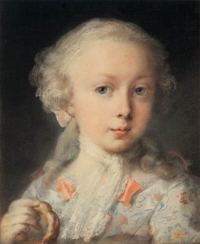 Young Lady of the Le Blond Family — Pastel