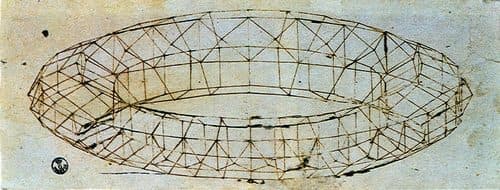Paolo uccello, studio di mazzocchio in prospettiva 01 — Perspective Drawing