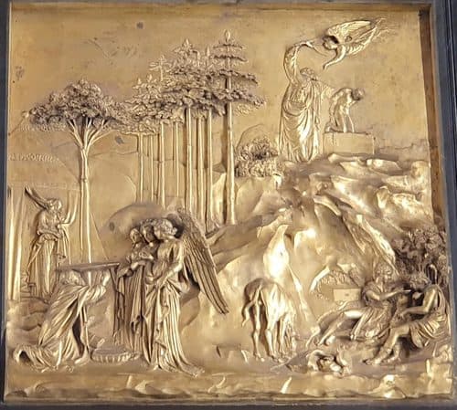 Lorenzo Ghiberti-Abraham-The Gates of Paradise-Original-Museo dell'Opera del Duomo — Relief Carving