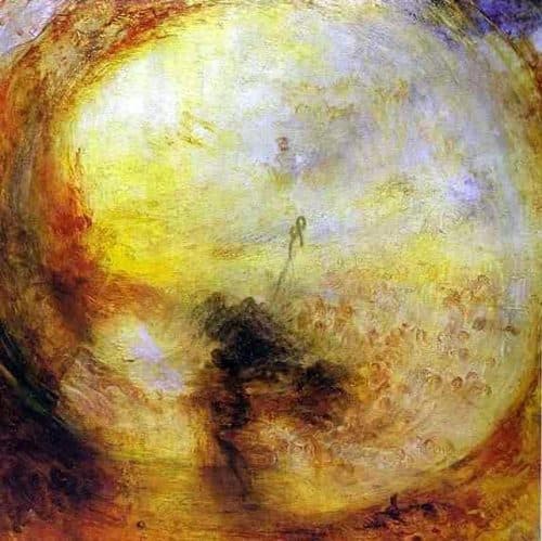 enlabel QS:Lde,"Licht und Farbe: Der Morgen nach der Sintflut: Moses schreibt das Buch der Genesis"label QS:Lfr,"le matin après le déluge" — Scumbling