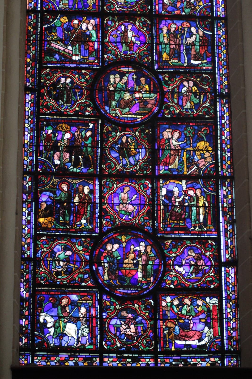 Vitrail Chartres-020b — Stained Glass