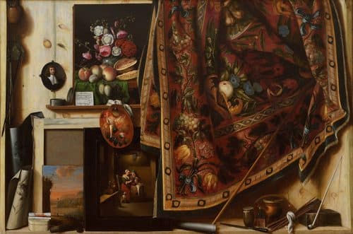 Trompe l'oeil. A Cabinet in the Artist's Studiotitle QS:P1476,en:"Trompe l'oeil. A Cabinet in the Artist's Studio"label QS:Len,"Trompe l'oeil. A Cabinet in the Artist's Studio" — Trompe-l'œil
