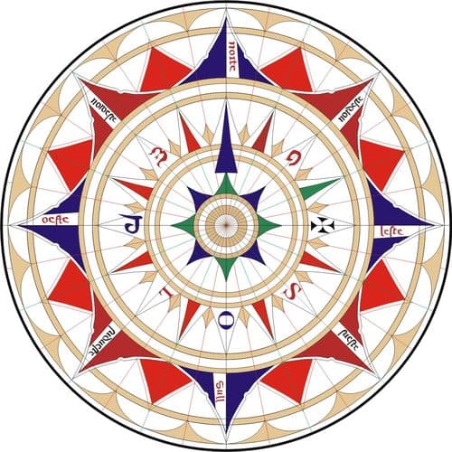 WInd Rose Aguiar — Vector Illustration