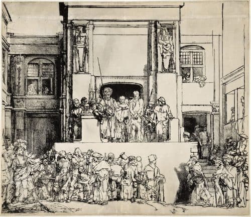 Christ Presented to the People ("The Ecce Homo") — Drypoint